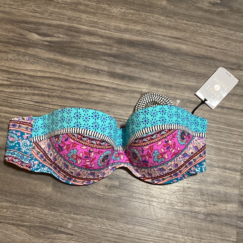 Shade Shore Bikini Swimsuit Top 34A. Lot Of 4 - Picture 6 of 7